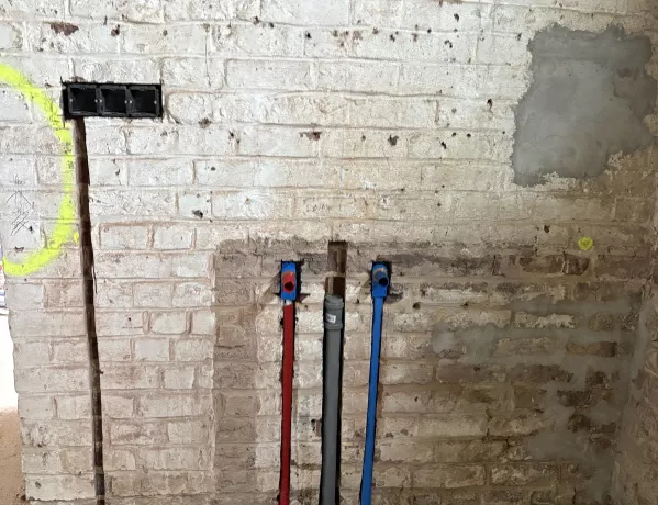 installatie Alpex leidingen door Jeffrey Soenens te Ronse 
